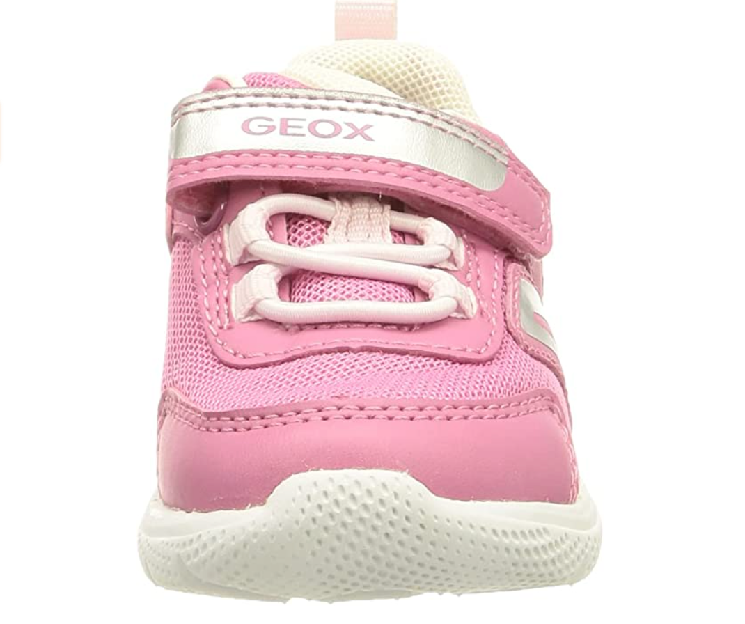Geox Infant Mesh Trainers - Fuchsia / Silver