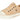 S.Oliver Womens Slip On Trainers - Peach / White - The Foot Factory