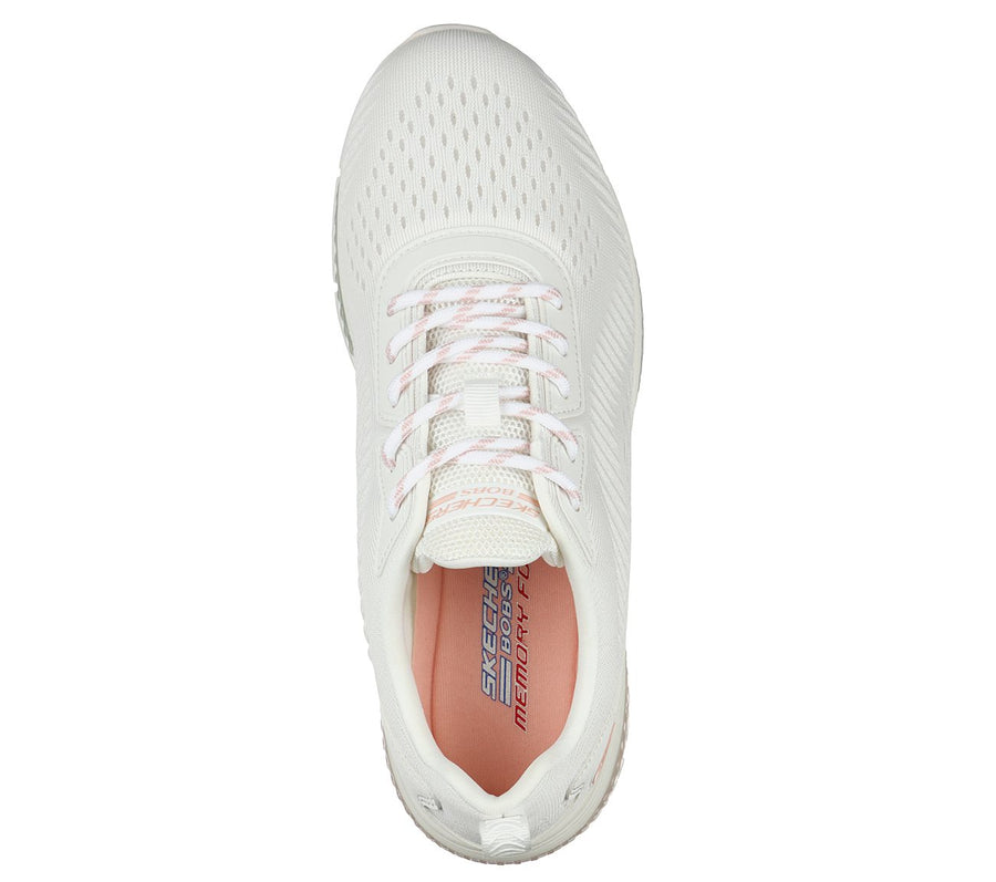 Skechers Womens Bobs Sport Squad Gamma Trainers - White