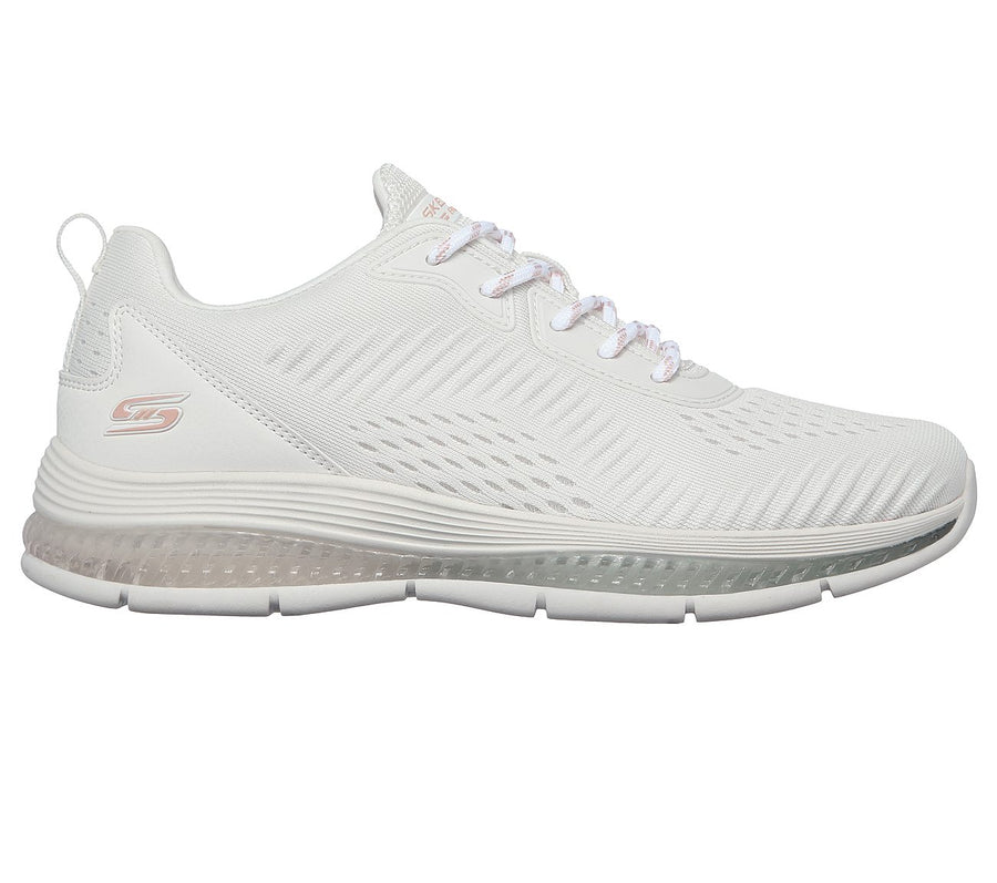 Skechers Womens Bobs Sport Squad Gamma Trainers - White