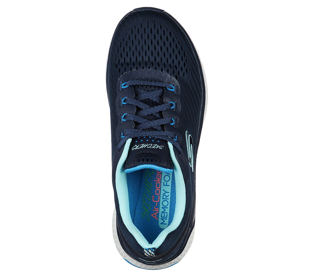 Skechers Womens Solar Fuse Cosmic View Trainers - Navy