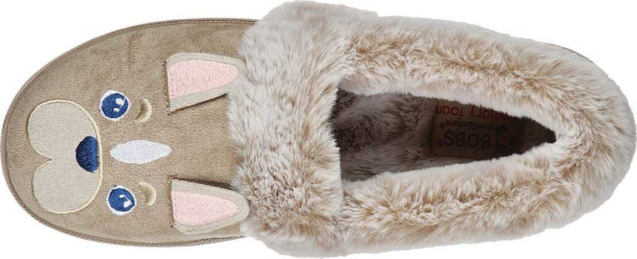 Skechers Womens Bobs Too Cozy Dog Slippers - Taupe