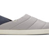 TOMS Mens Ezra Quilted Ripstop Slipper - Drizzle Grey