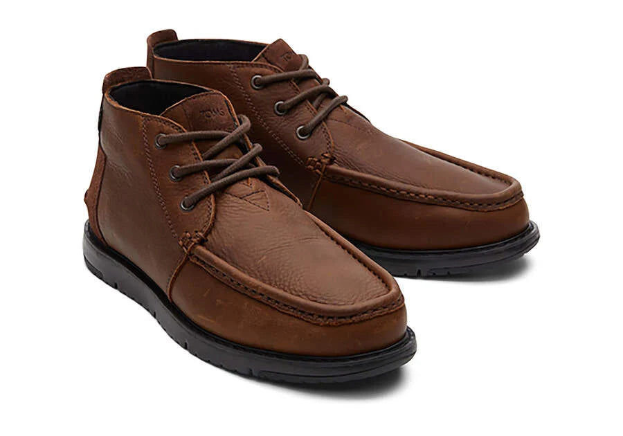 Navi Chukka Toms Chukka Boots Mens TOMS Men's Navi Water Resistant Desert Boots Brown UK Allsole