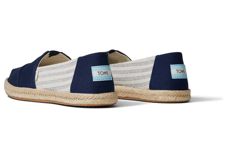 TOMS Womens Alpargata Espadrille - Navy