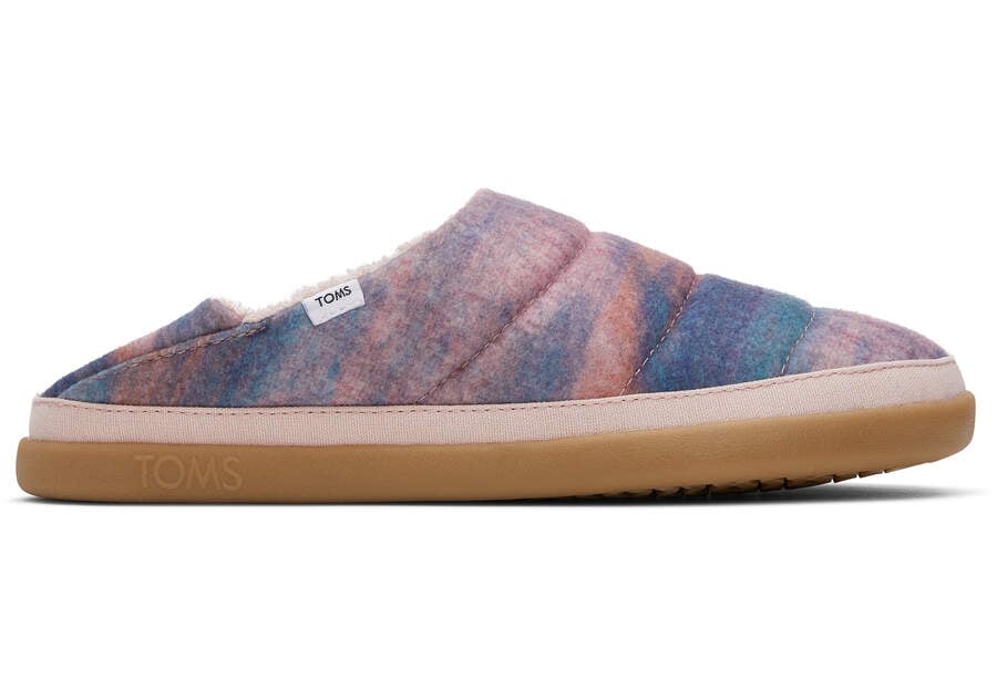 TOMS Womens Ezra Slippers - Cloudy Pink Ombre - The Foot Factory
