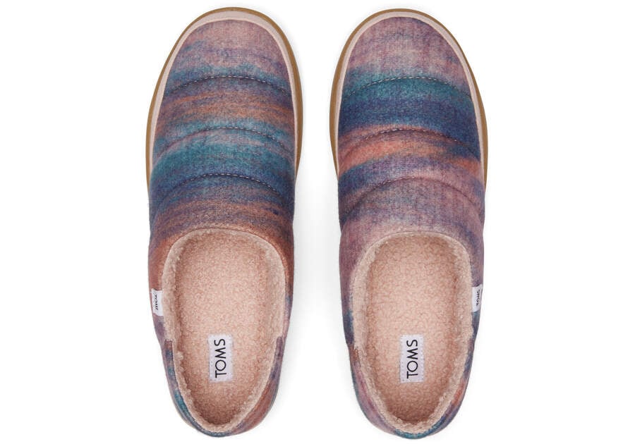 TOMS Womens Ezra Slippers - Cloudy Pink Ombre - The Foot Factory