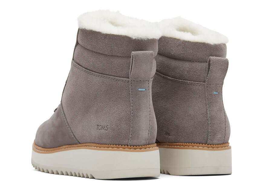 TOMS Womens Mojave Boot - Cement Grey