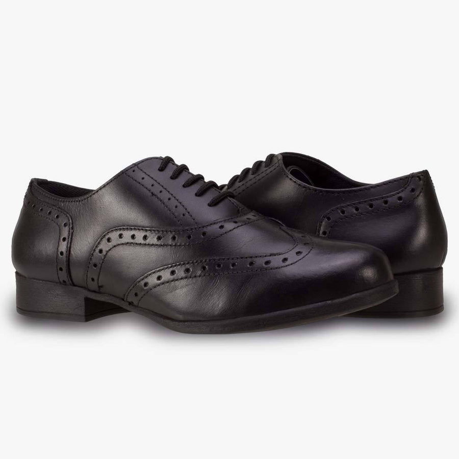 Term Kids Bellla Leather Brogue - Black