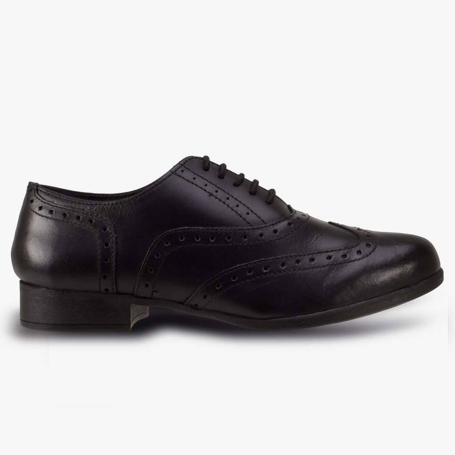 Term Kids Bellla Leather Brogue - Black