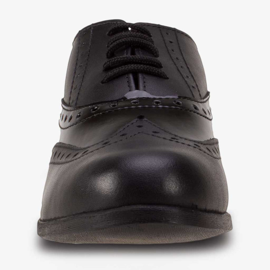 Term Kids Bellla Leather Brogue - Black