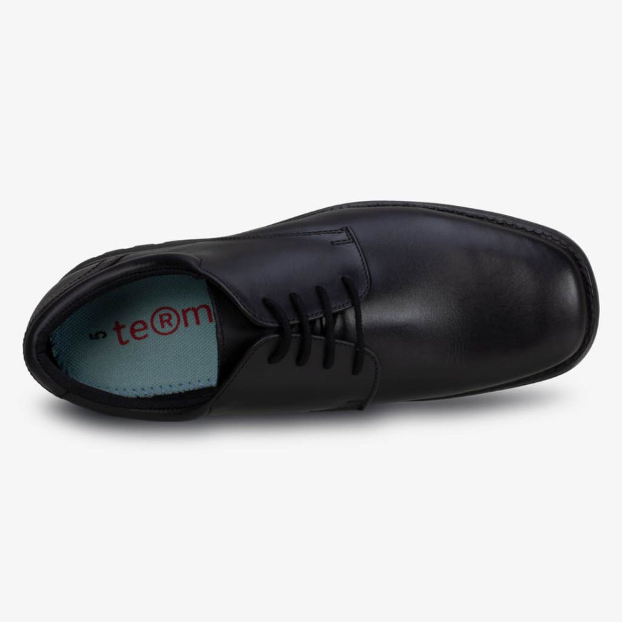 Term Kids Clerk Tyson Leather Shoe - Black