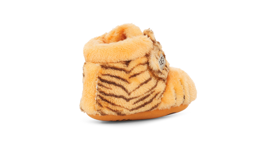 UGG Infant Bixbee Tiger Stuffie Slippers - Daisy Dark Earth