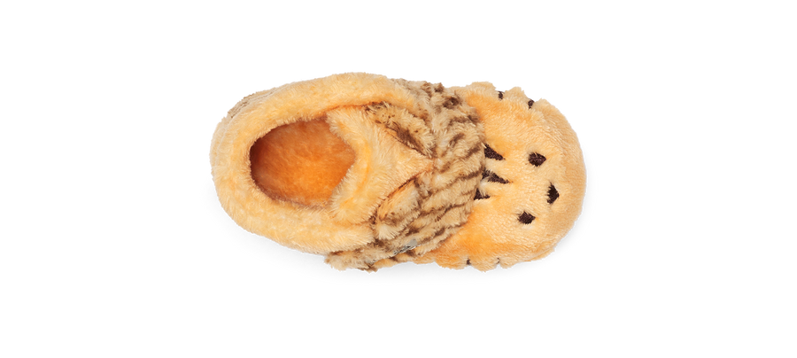 UGG Infant Bixbee Tiger Stuffie Slippers - Daisy Dark Earth