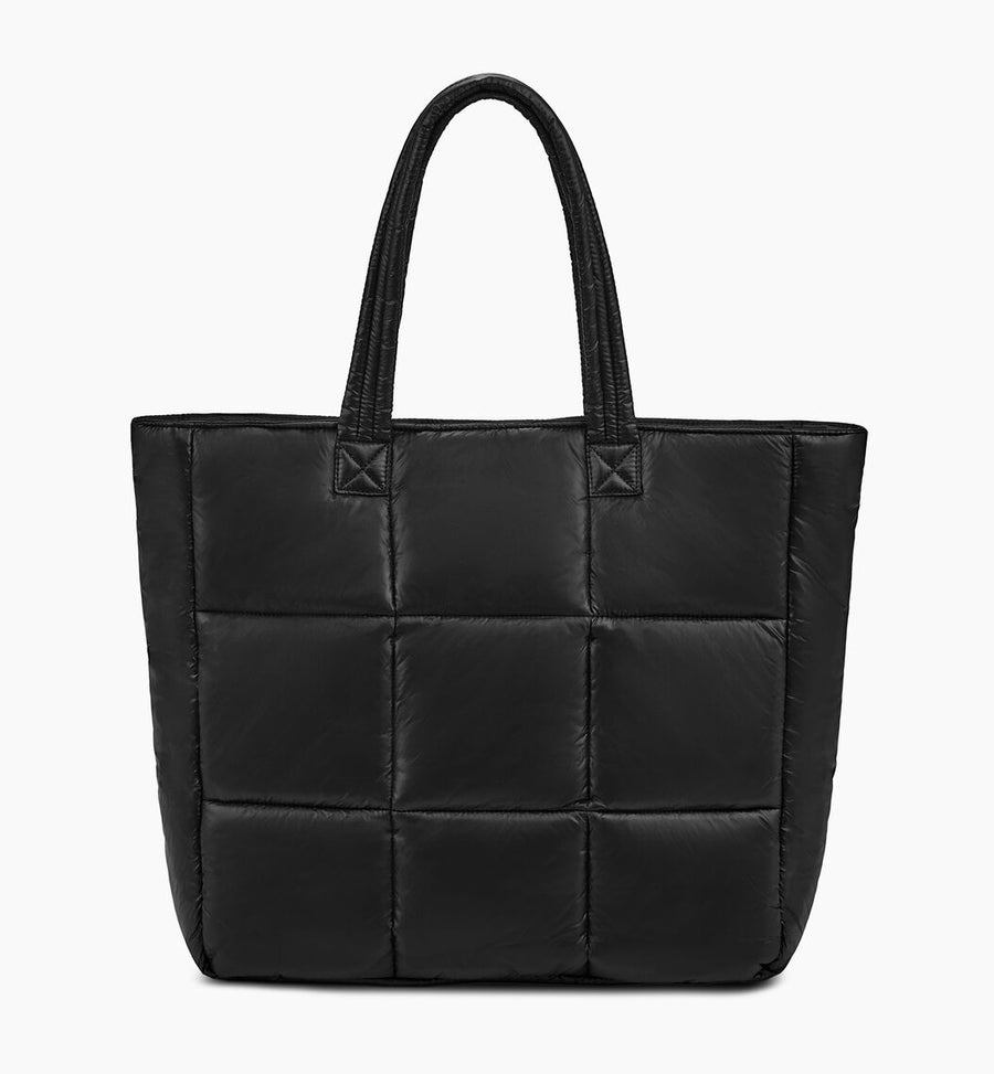 UGG Womens Ellory Puff Tote Bag - Black - The Foot Factory