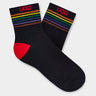 UGG Womens Pride Logo Crew Socks - Black