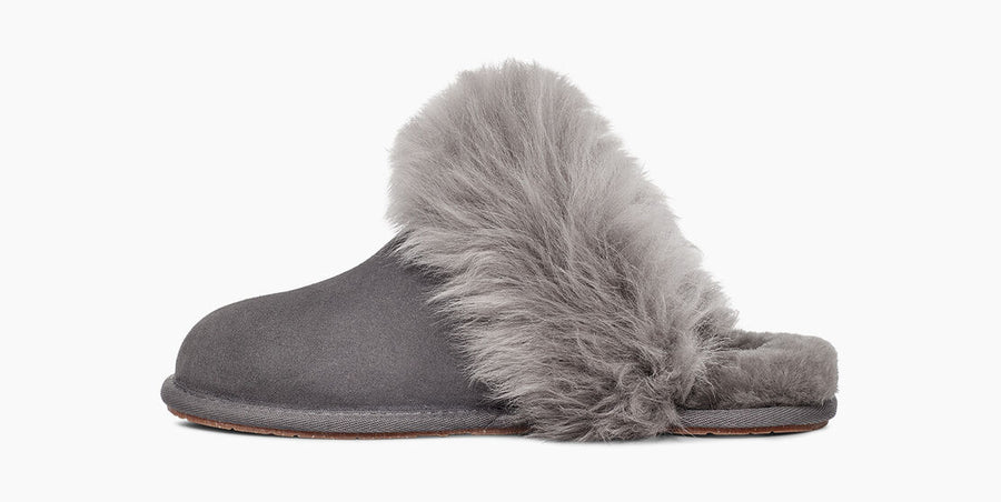 UGG Womens Scuff Sis Slippers - Charcoal