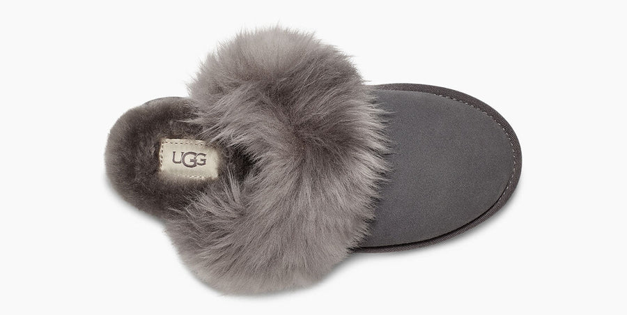 UGG Womens Scuff Sis Slippers - Charcoal