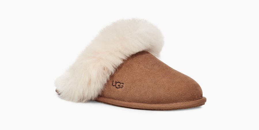 UGG Womens Scuff Sis Slippers - Chestnut