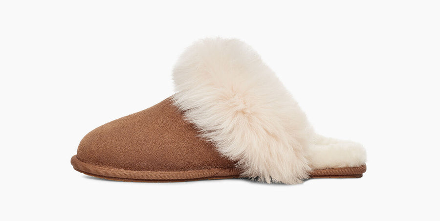 UGG Womens Scuff Sis Slippers - Chestnut