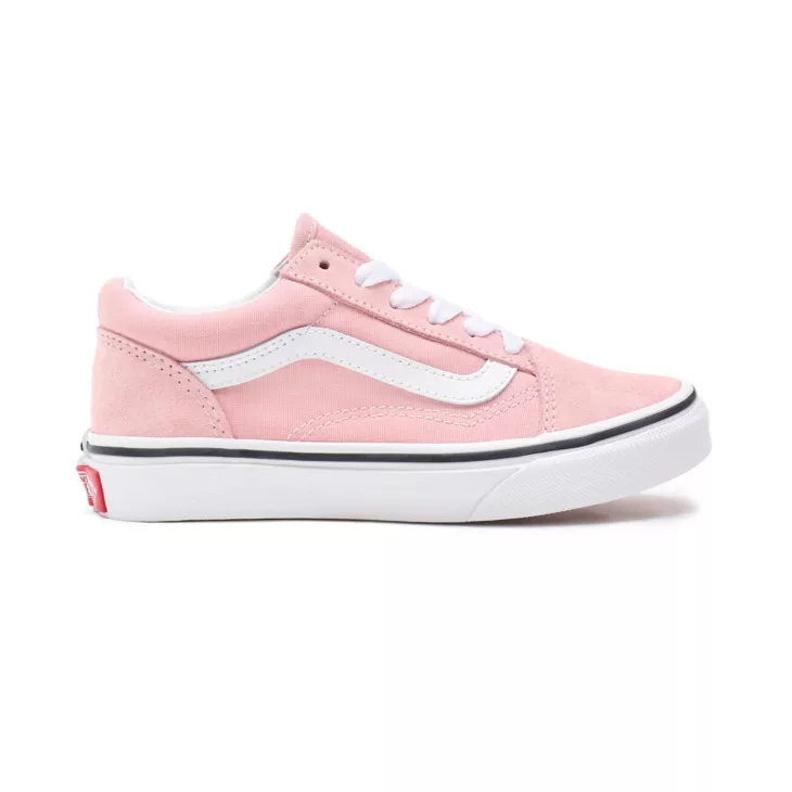 VANS Kids Old Skool Trainers Powder Pink The Foot Factory