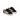 VANS Toddler Flame Logo Repeat Old Skool Velcro Trainer - Black