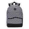 VANS Unisex Construct Skool Checkerboard Backpack - Black / White