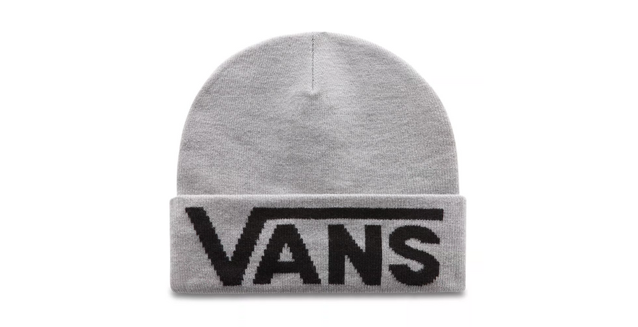 VANS Unisex Drop V Beanie - Grey Heather