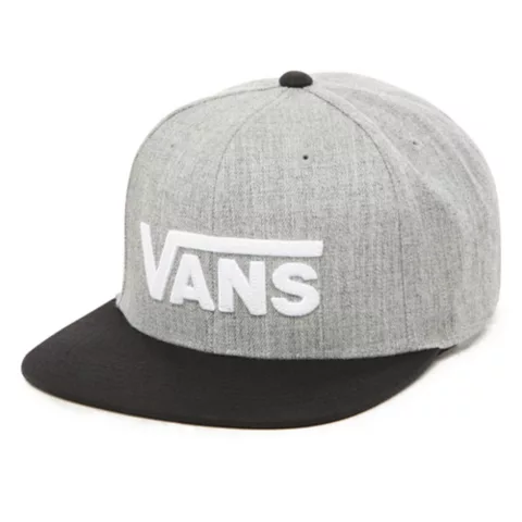VANS Unisex Drop V Snapback Cap - Grey