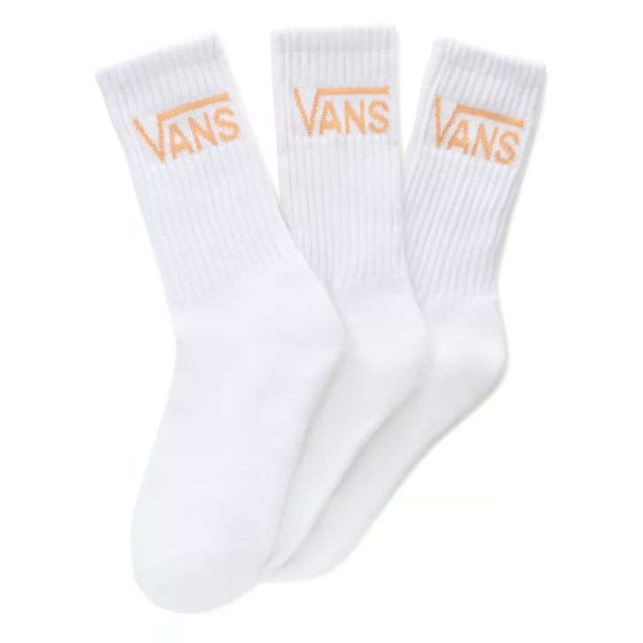 VANS Womens Crew Socks (3 Pack) - White