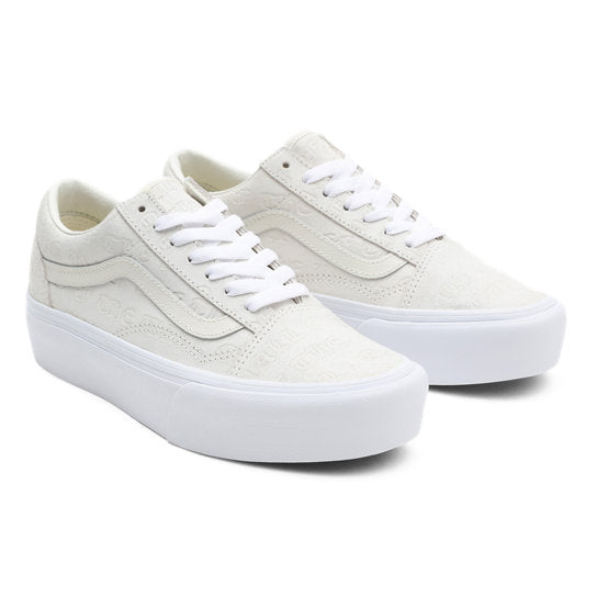 Vans - Women's Platform Trainers - Marshmallow / Off The Wall
