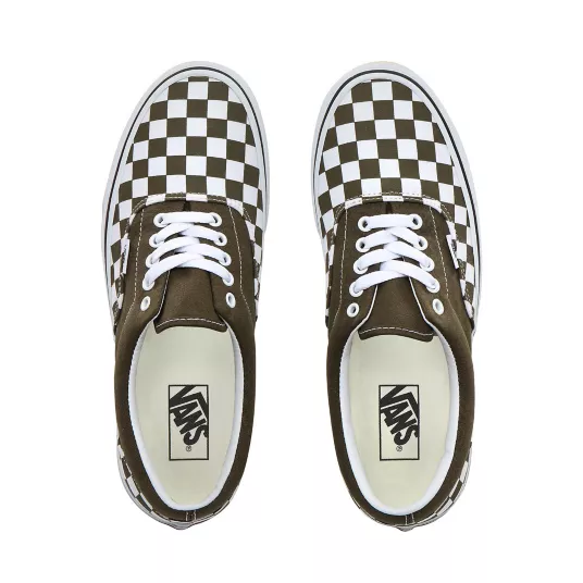 Vans era checkerboard mens on sale shoes