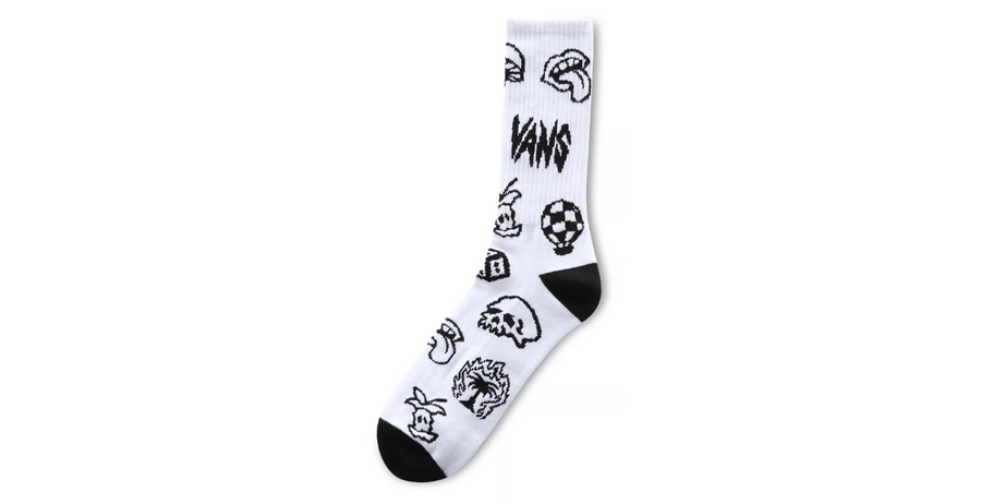 VANS Mens Lost & Found Socks - White