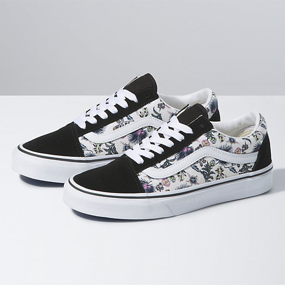 Vans - Old Skool - Women's Trainers - Paradise Floral - Orchid White