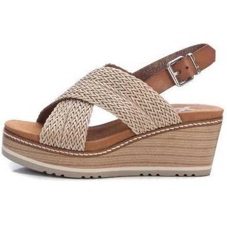Xti Womens Platform Sandal - Beige