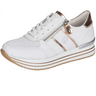 Remonte Womens Low Top Trainers - White / Rose Gold