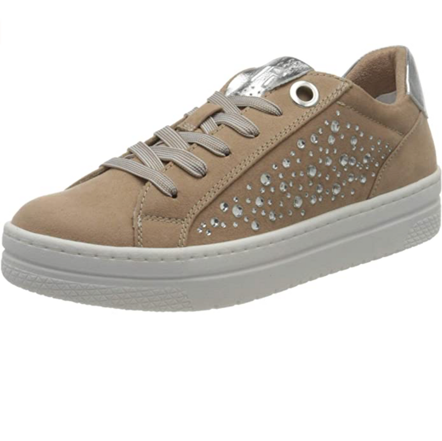 Marco Tozzi Womens Fashion Trainers - Nude Comb