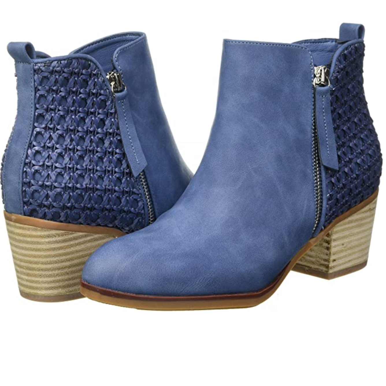 Xti navy shop ankle boots