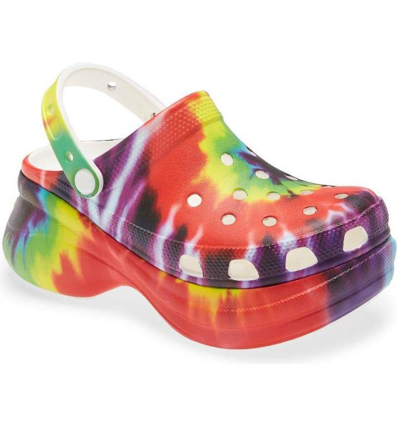 Crocs Unisex Classic Bae Platform Clog - TieDye