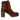 Carmela Womens Leather High Heel Boots - Camel