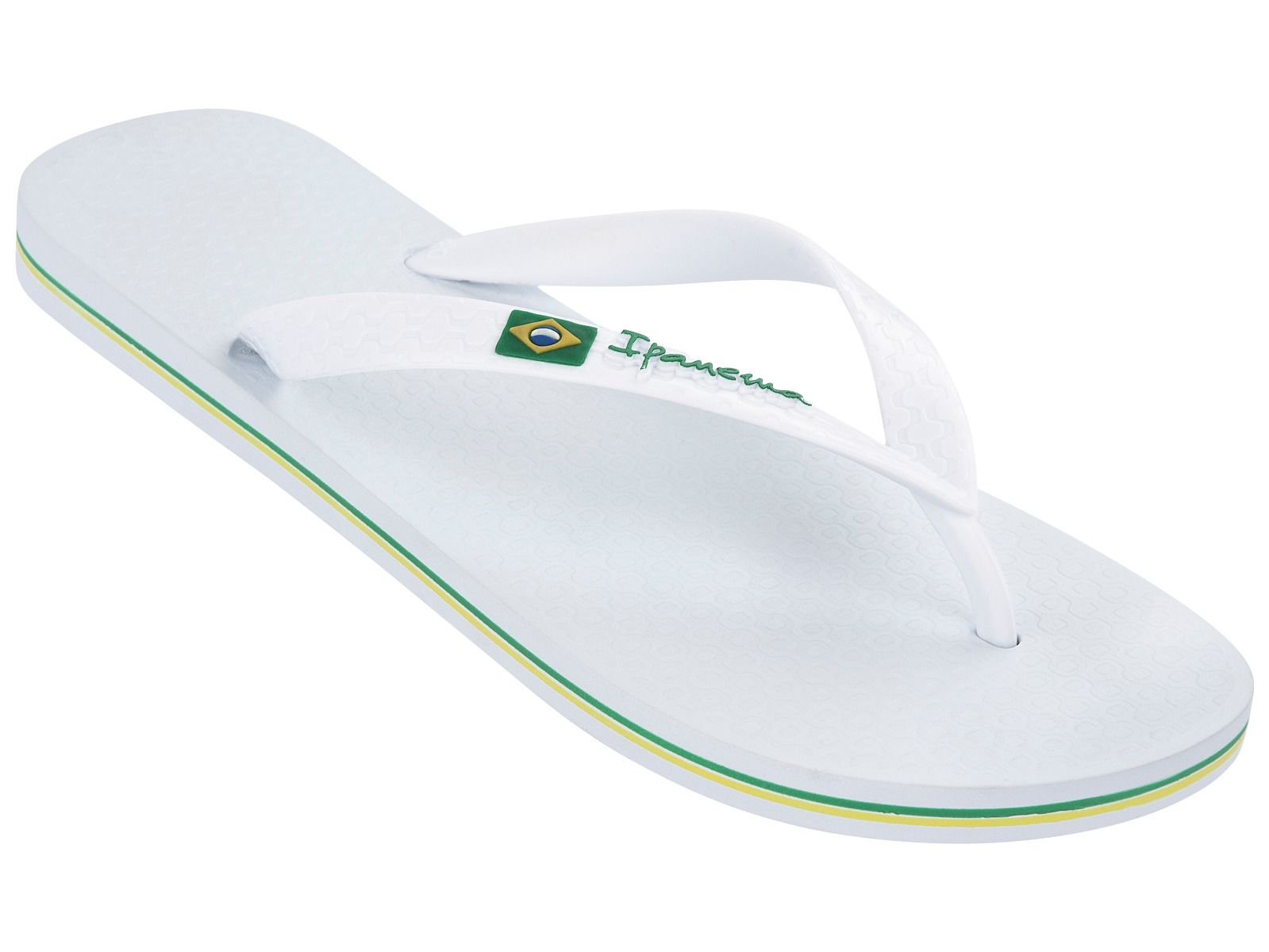 Ipanema Mens Classic Brazil Flip Flops - White