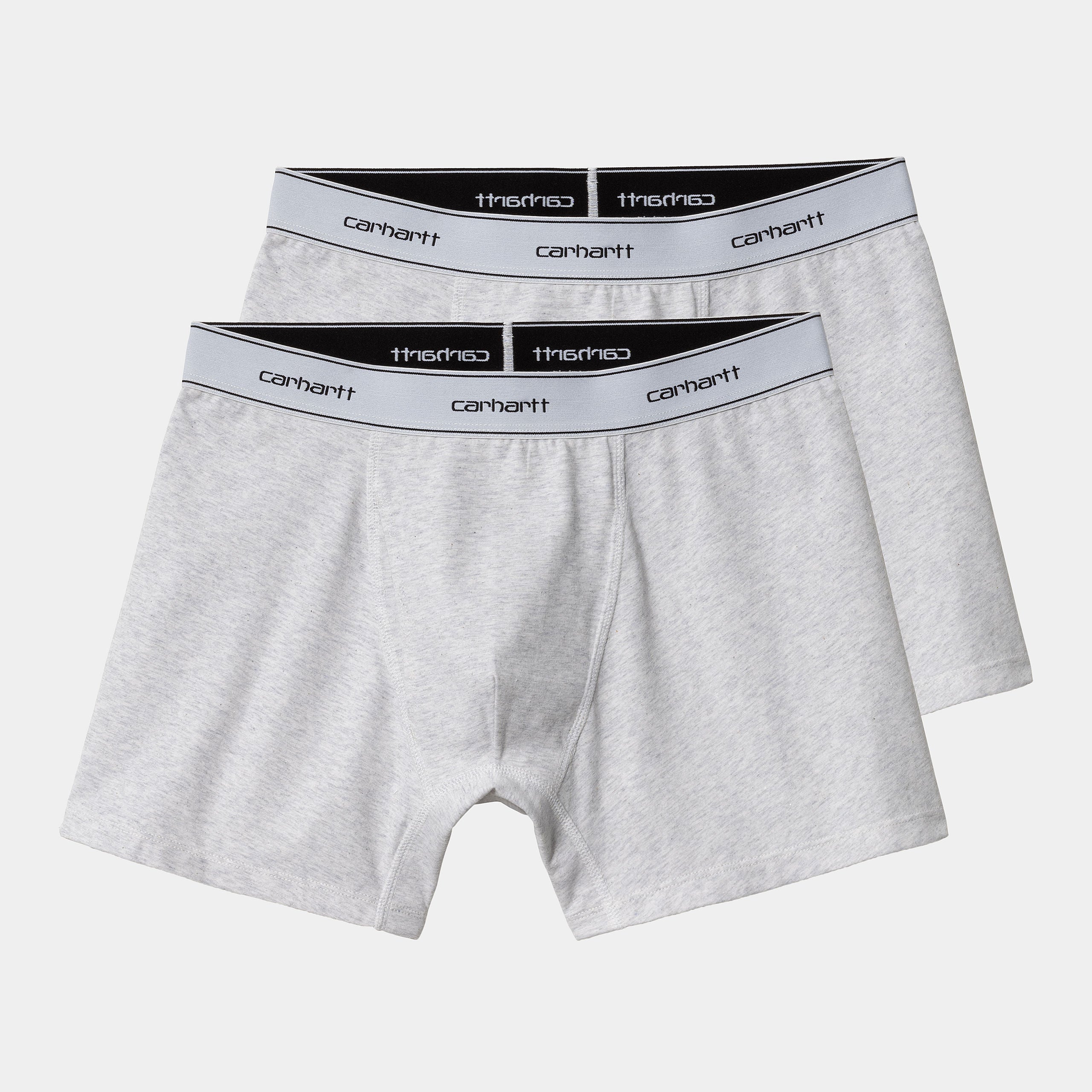 Carhartt Mens Cotton Trunks (2 Pack) - Ash Heather - The Foot Factory