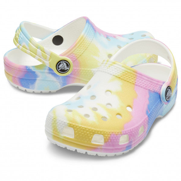 Crocs - Classic Tie Dye Clog - White / Multi