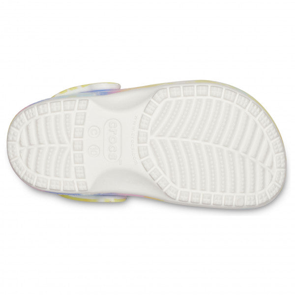 Crocs - Classic Tie Dye Clog - White / Multi