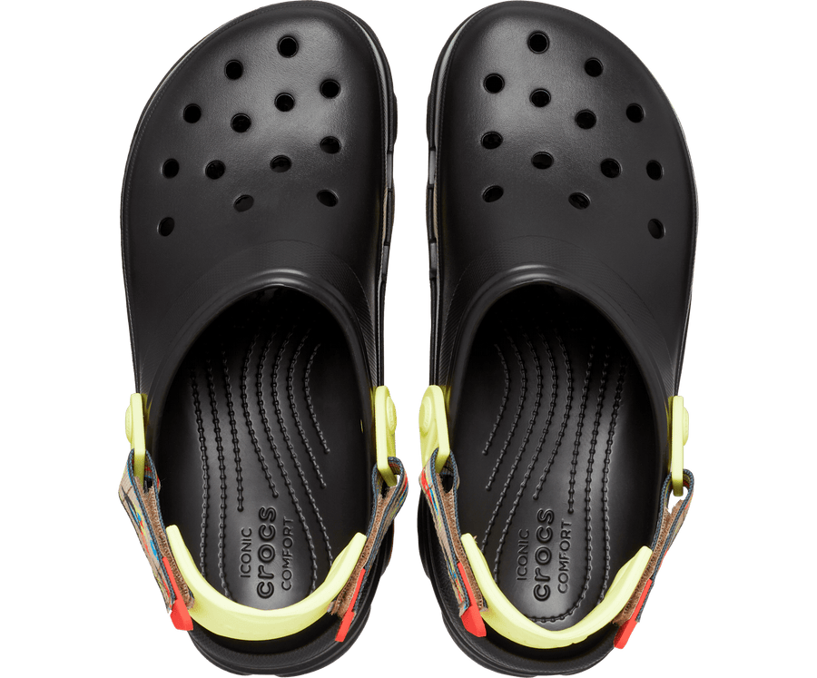 Crocs Unisex Classic All-Terrain Ikat Clog - Black