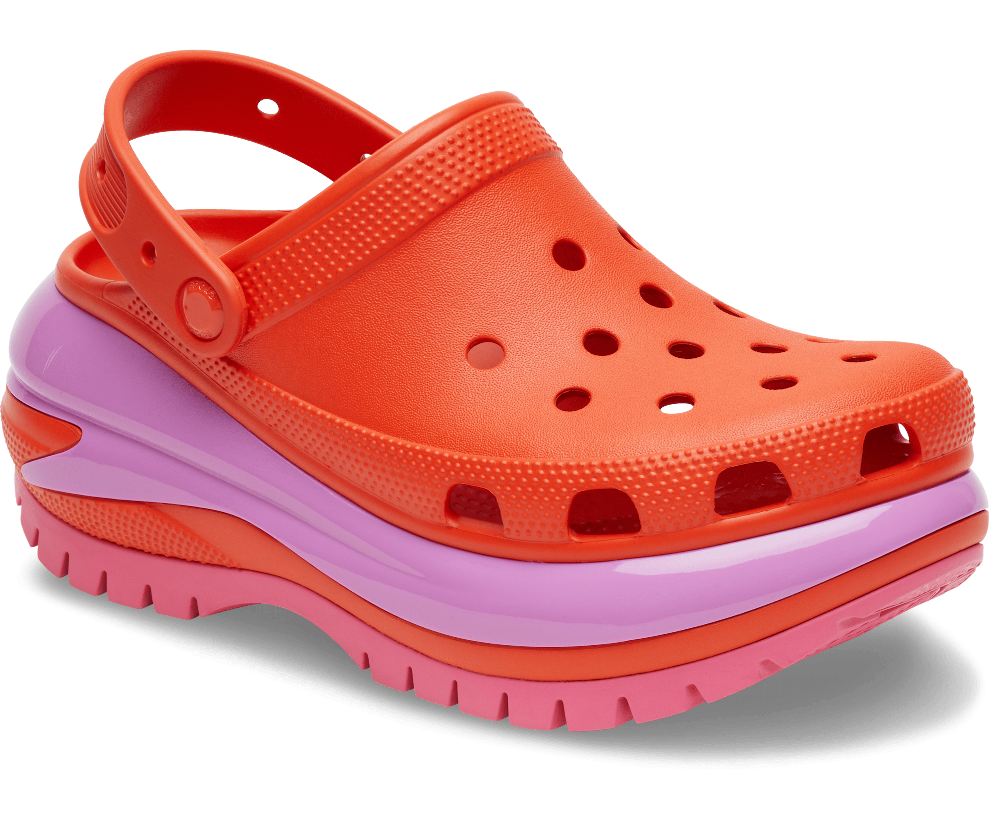 CROCS Unisex Mega Crush Clog - Lava