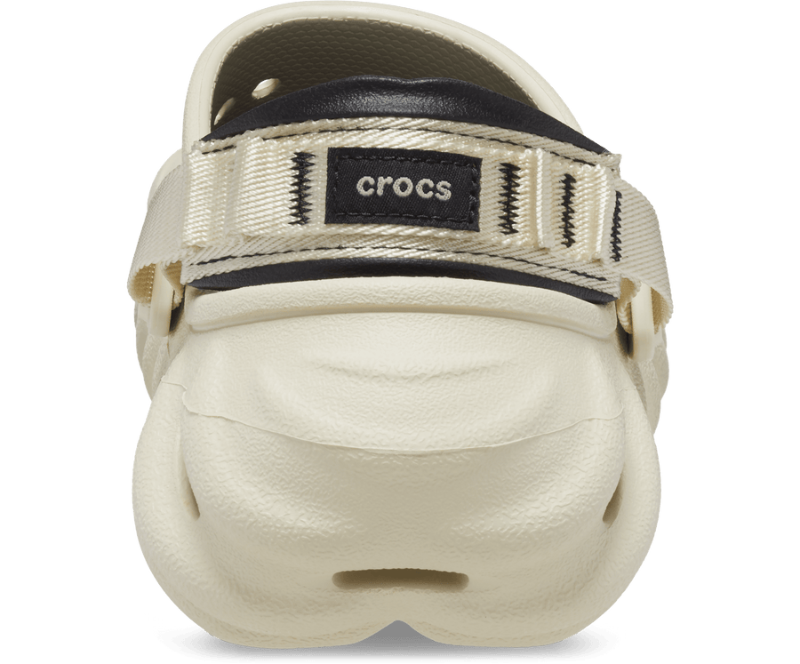 Crocs Unisex Echo Clog - Bone / Black