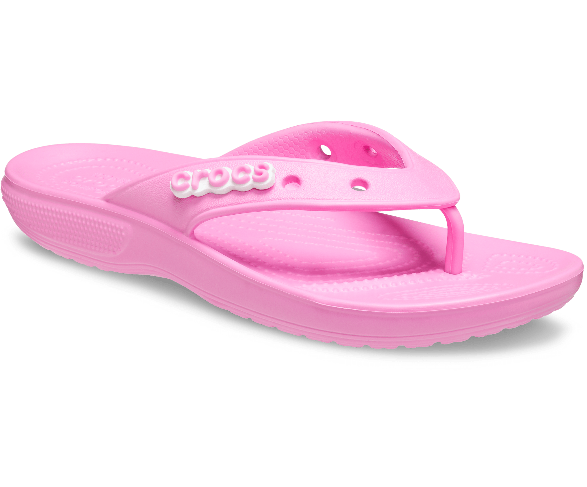 Crocs Unisex Classic Flip Flop - Taffy Pink - The Foot Factory