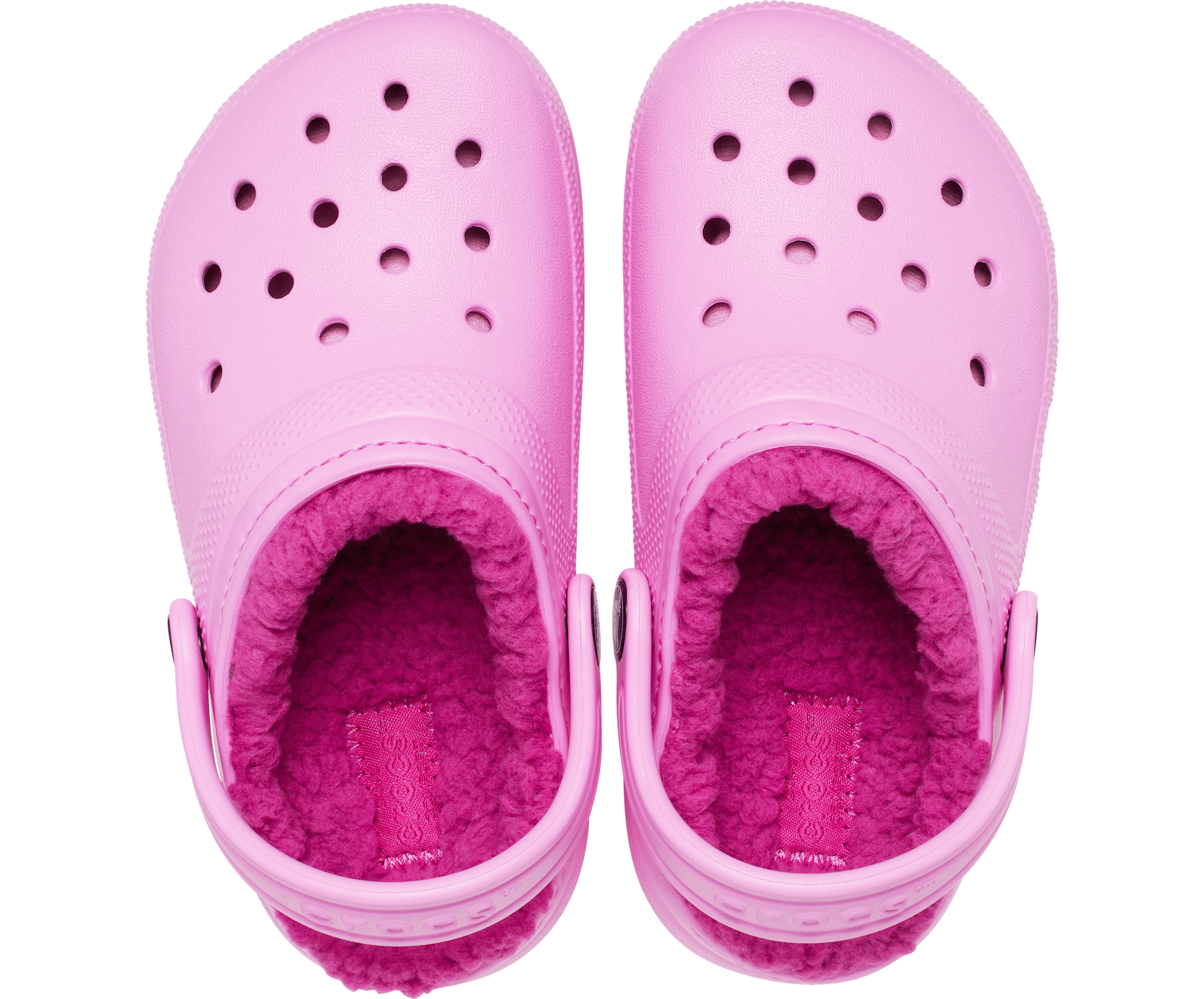 Crocs Kids Classic Lined Clog - Taffy Pink