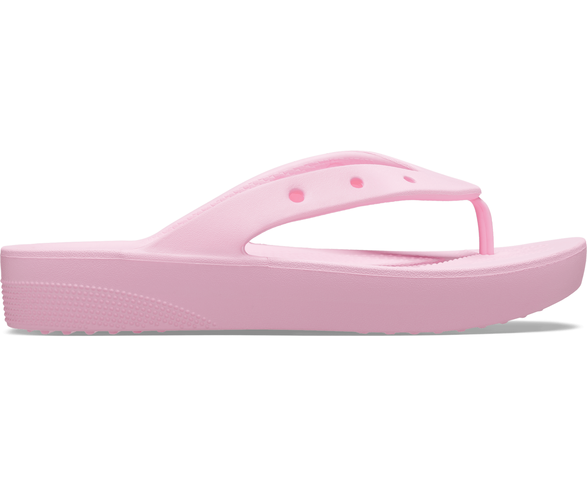 Crocs Unisex Classic Platform Flip Flop - Flamingo Pink
